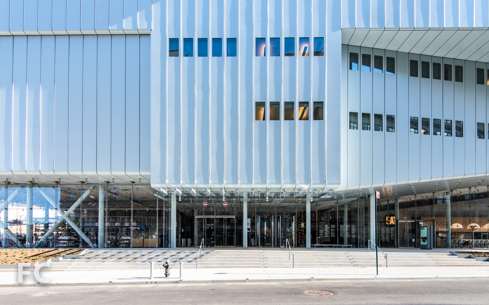 Main museum entrance from Gansevoort Street.