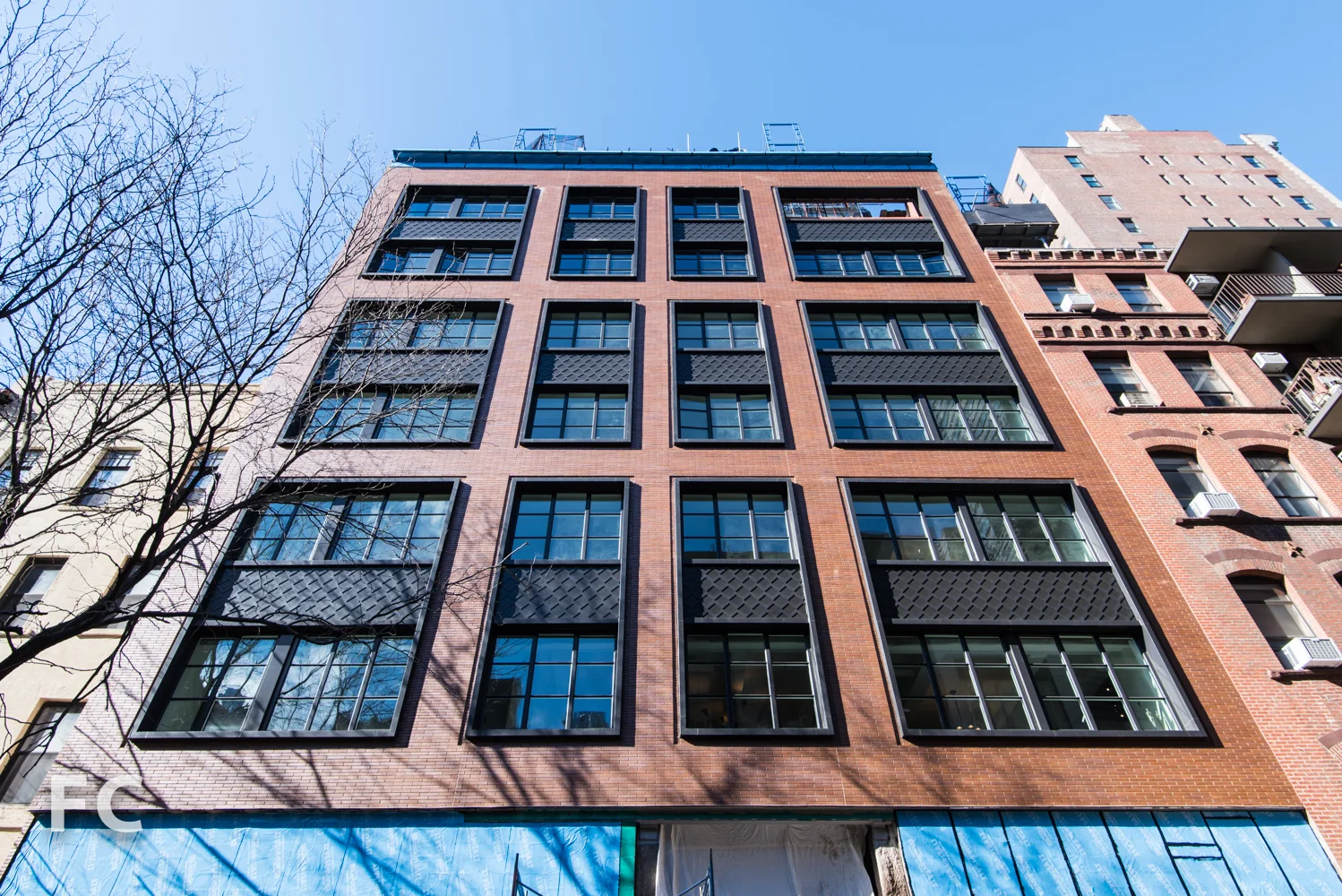 North facade from East 13th Street.