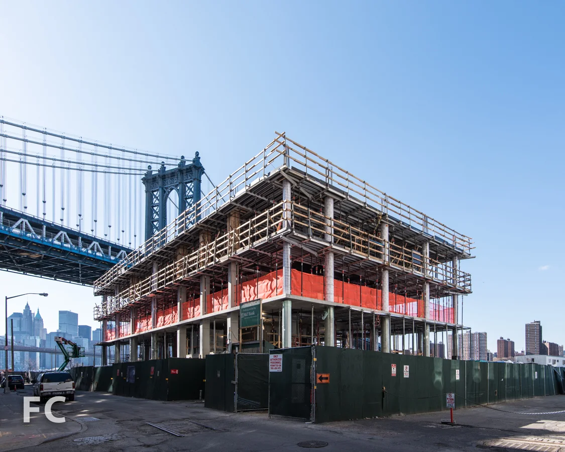 Southeast corner from John Street.