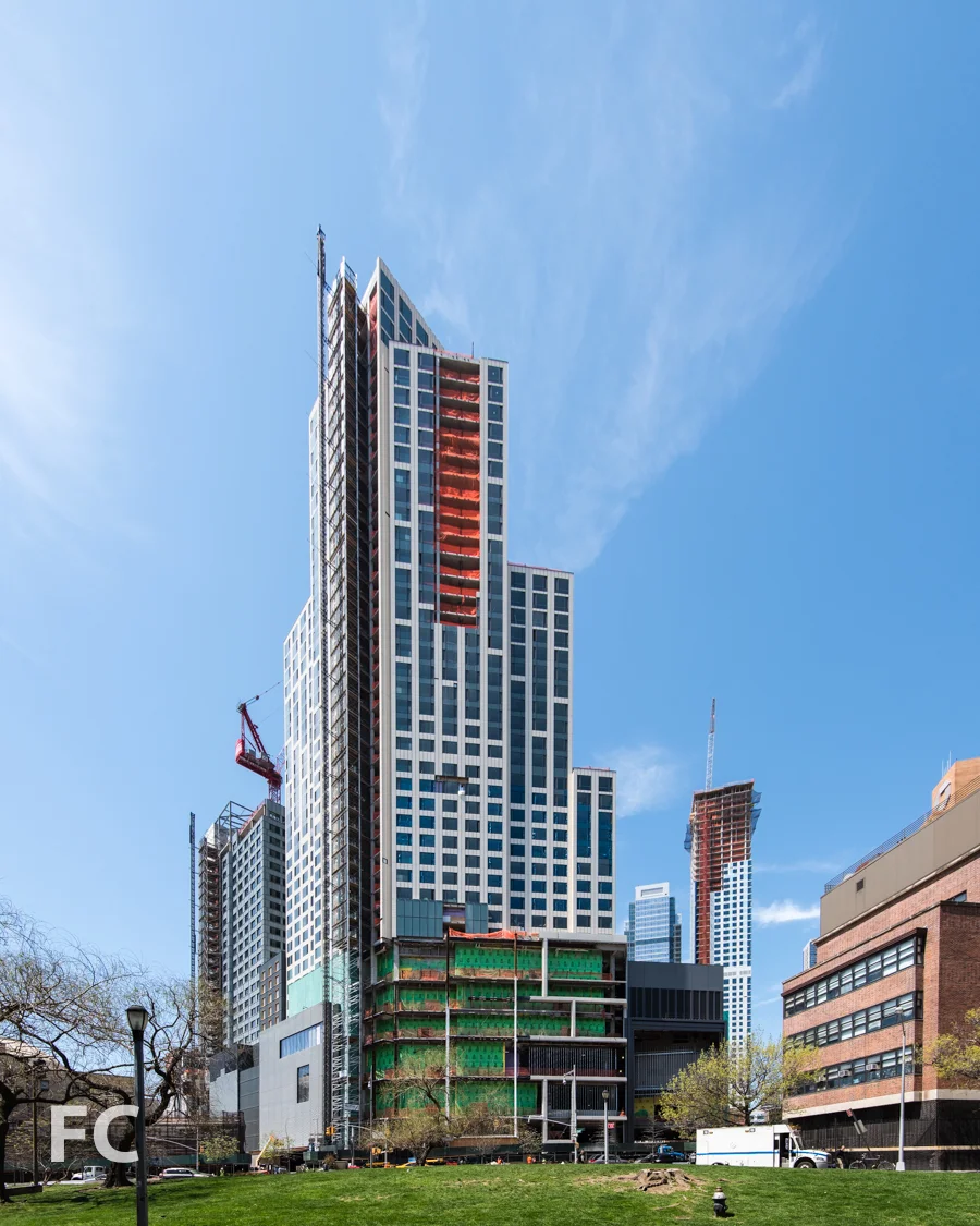 The northeast corner of Phase Two from Flatbush Avenue.