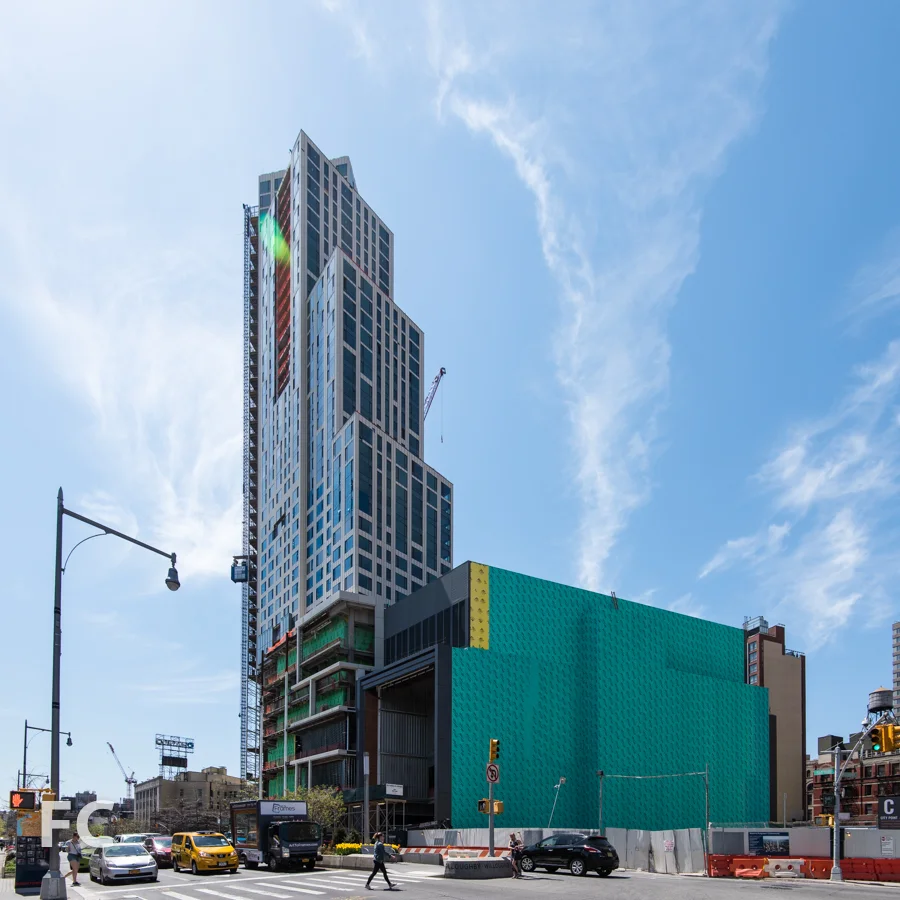 The northeast corner of Phase Two from Flatbush Avenue.