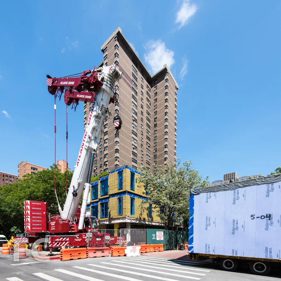 Southwest corner from Mount Carmel Place.