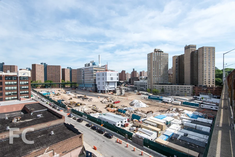 View of the Manhattanville Campus from Riverside Drive.
