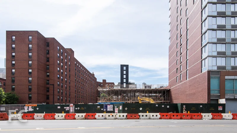 East facade from Chrystie Street.
