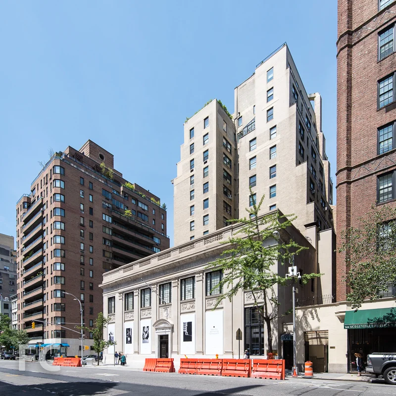 Northeast corner from Madison Avenue.