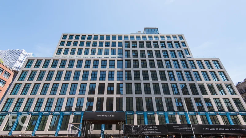 West facade from Varick Street.