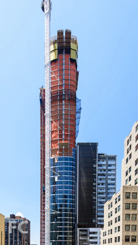 East facade of the tower.