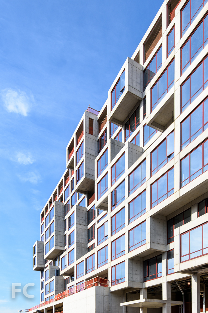 East facade detail.