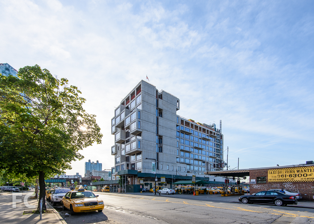 Northwest corner from Jackson Avenue.