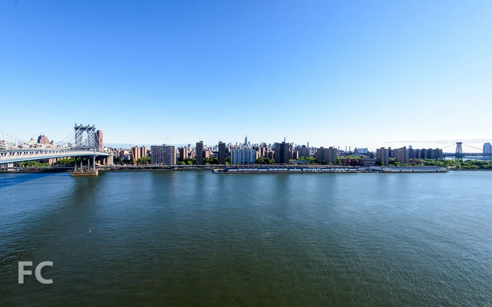 Looking north towards the Lower East Side from the rooftop.