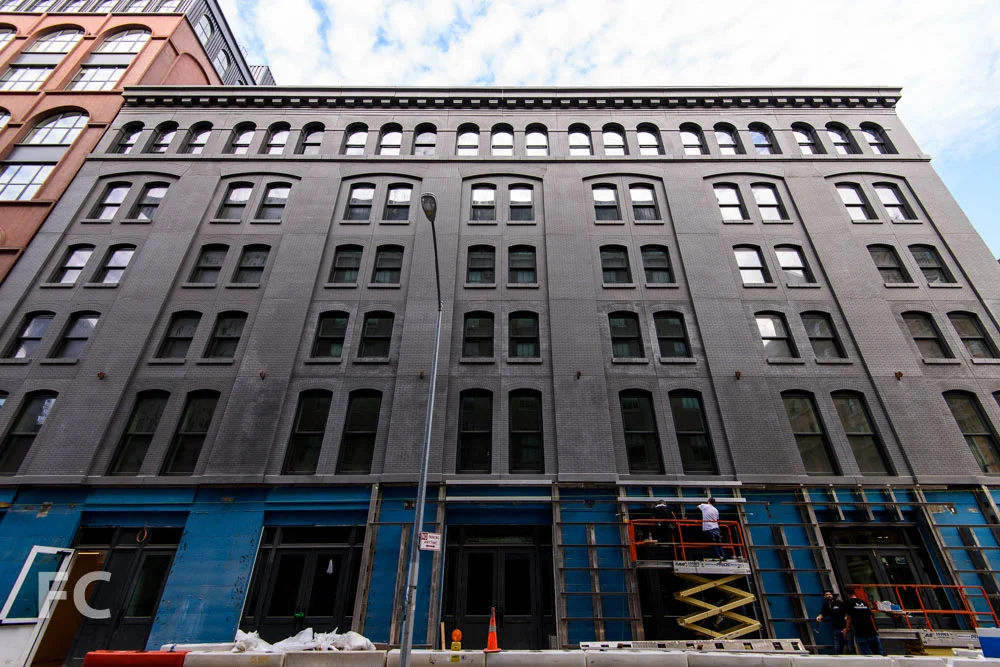 East façade from Greenwich Street.