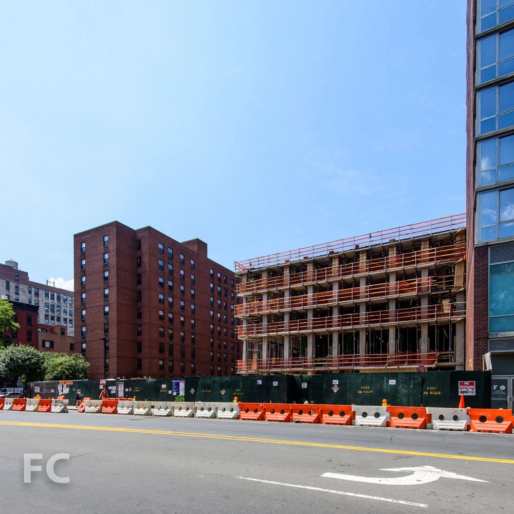 Northeast corner from Chrystie Street.
