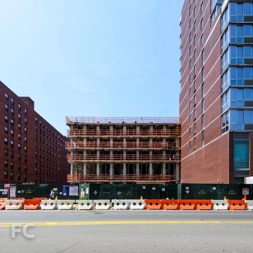 East facade from Chrystie Street.
