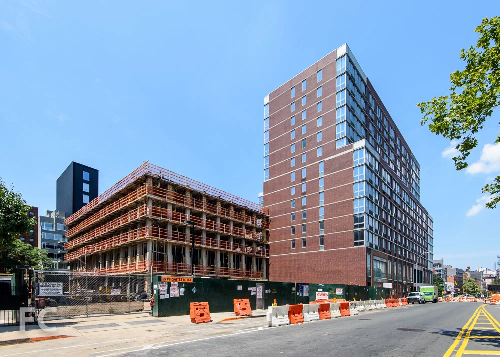 Southeast corner from Chrystie Street.
