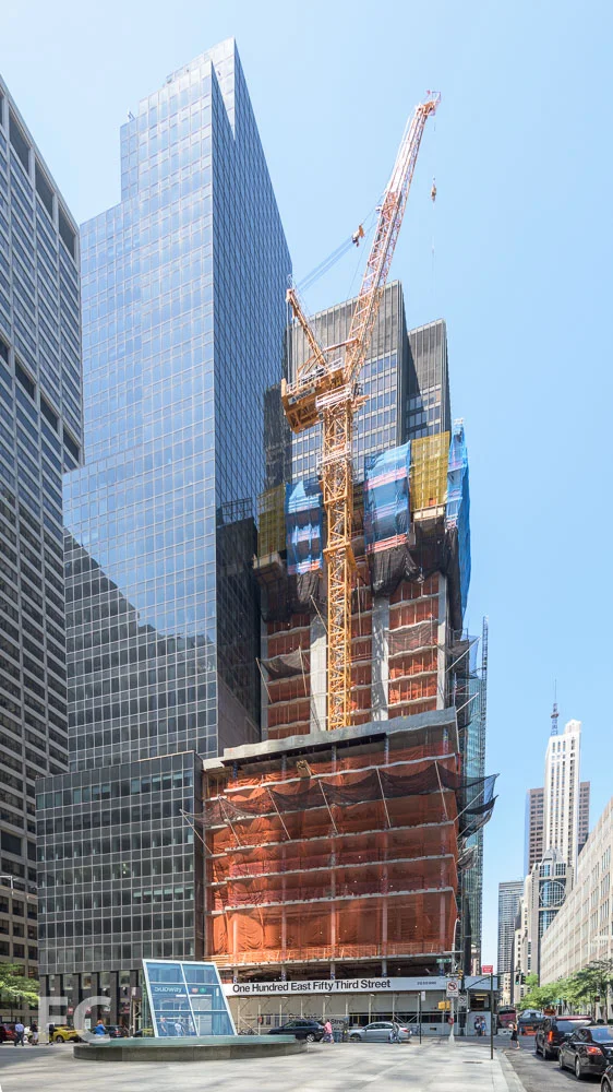 East façade from East 53rd Street.