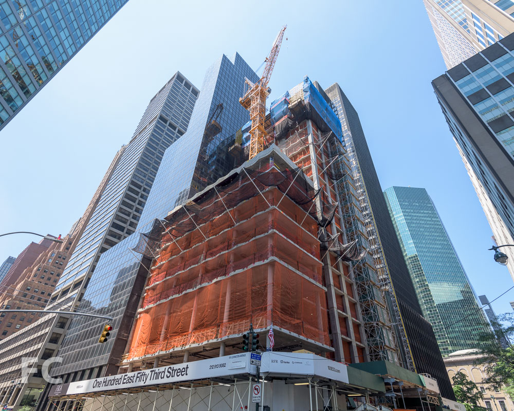 Northeast corner from Lexington Avenue.