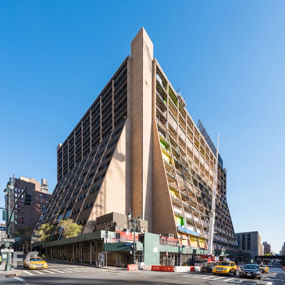 Northwest corner from Tenth Avenue.