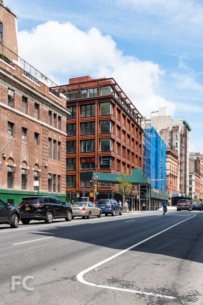 Looking north along Lafayette Street.