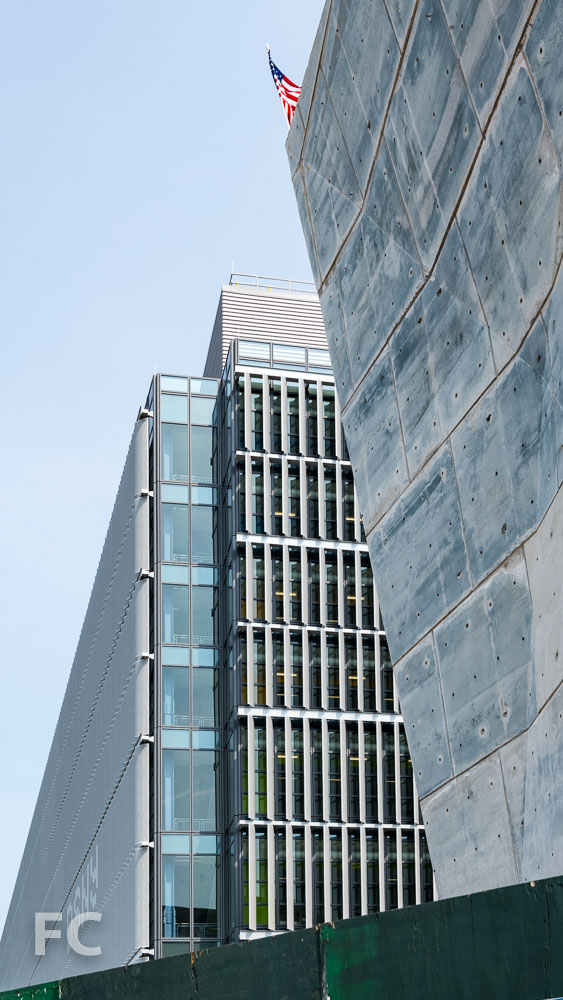Detail of the Manhattan Districts 1/2/5 Garage (left) and the Salt Shed (right).