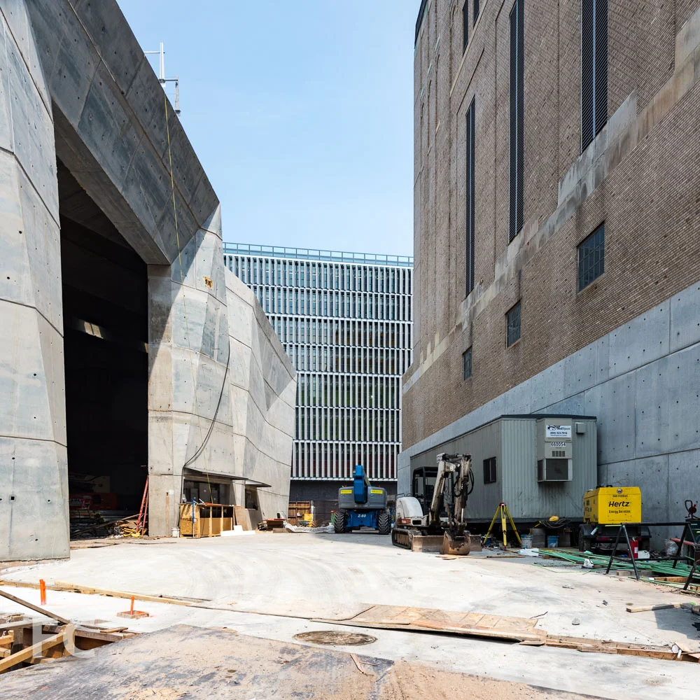 East entry plaza from Canal Street.