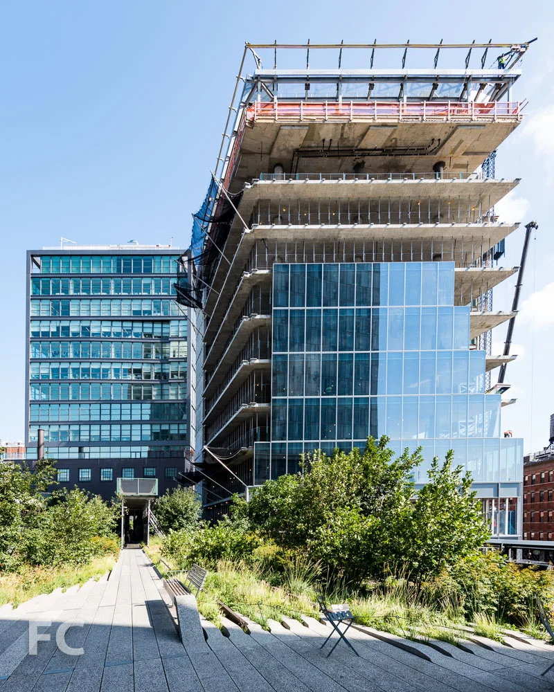 South facade from the High Line.
