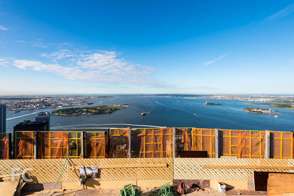 The view south from the future observatory.