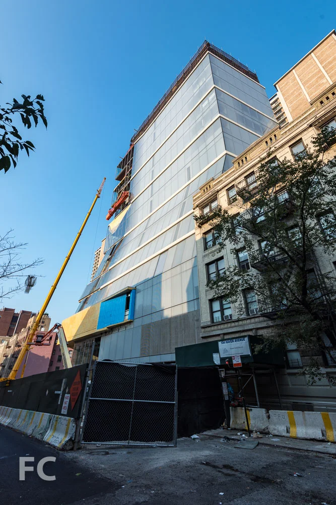 Northeast corner from Haven Avenue.
