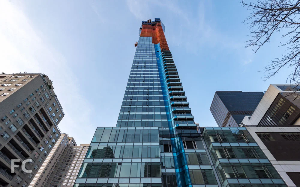 North façade from East 57th Street.