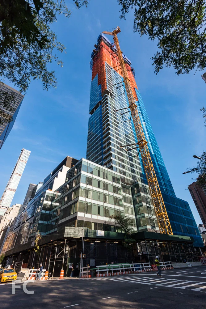 Southeast corner of the tower from 2nd Avenue.