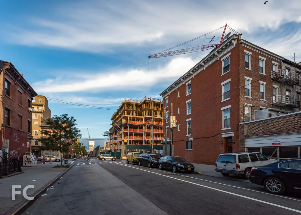 Southeast corner from Dean Street.