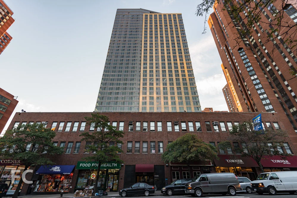 West façade from Third Avenue.