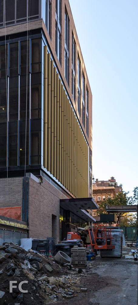 The school entry on East 93rd Street.