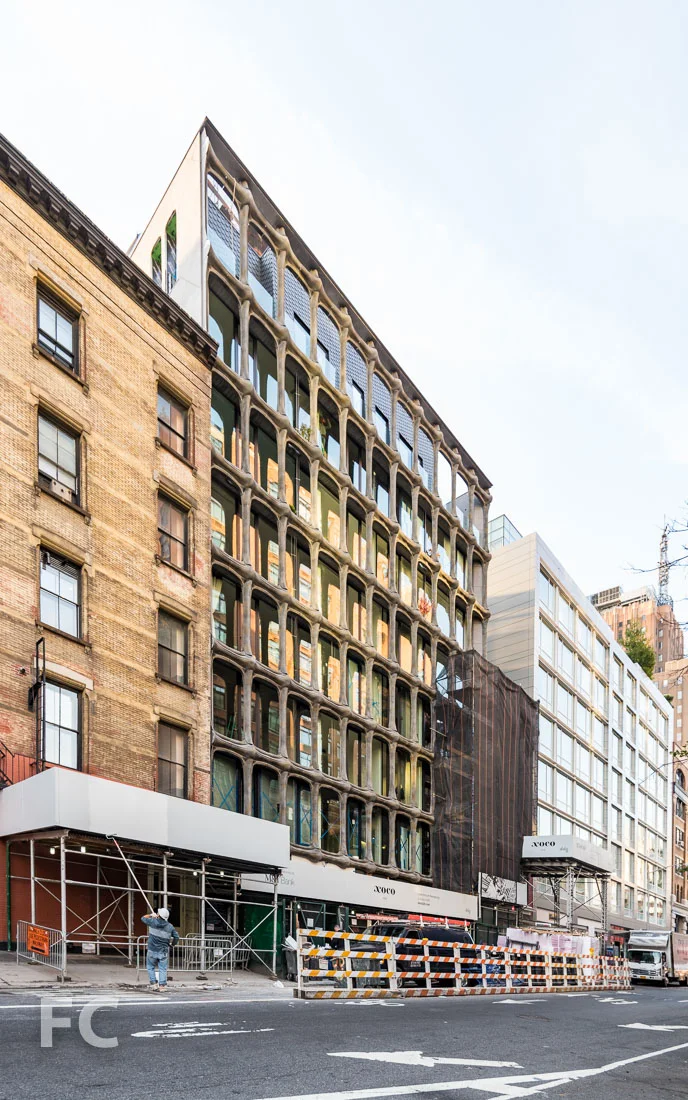 West facade from West Broadway.