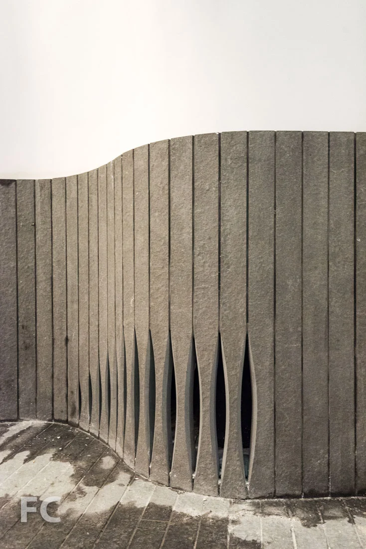 Lobby wall detail.
