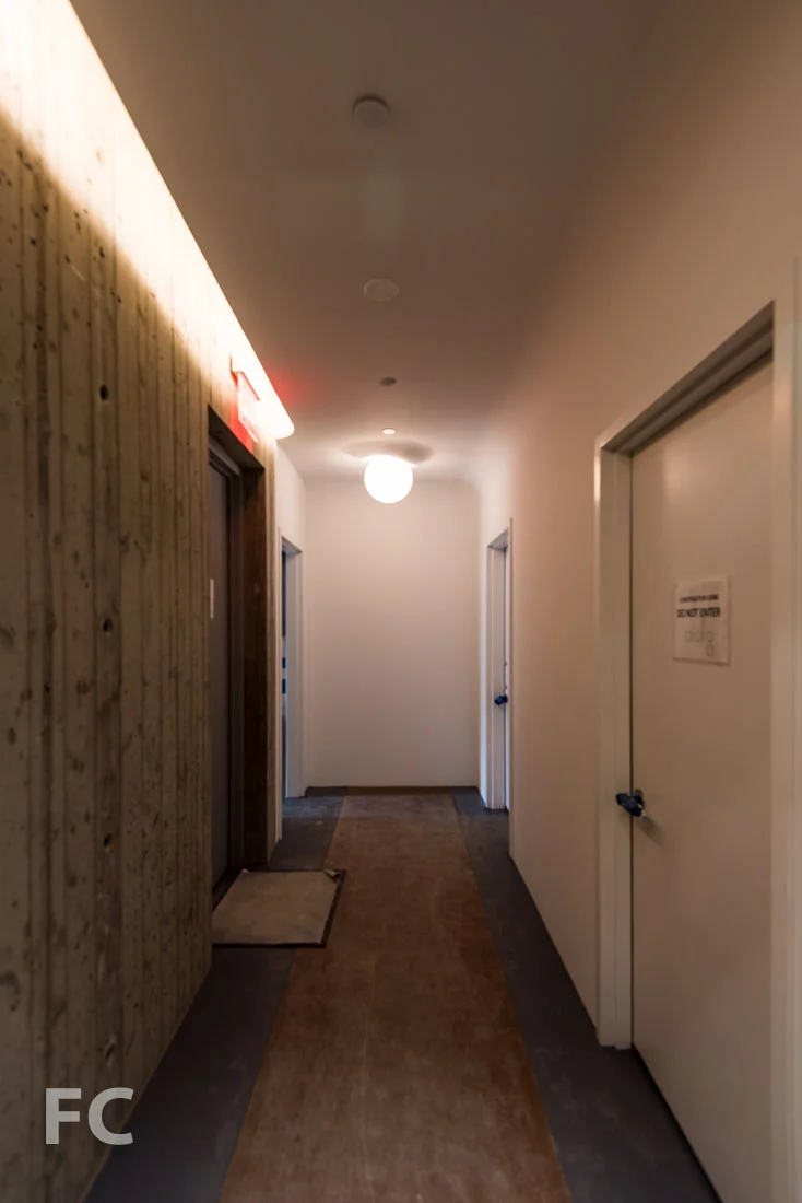 Residential corridor.