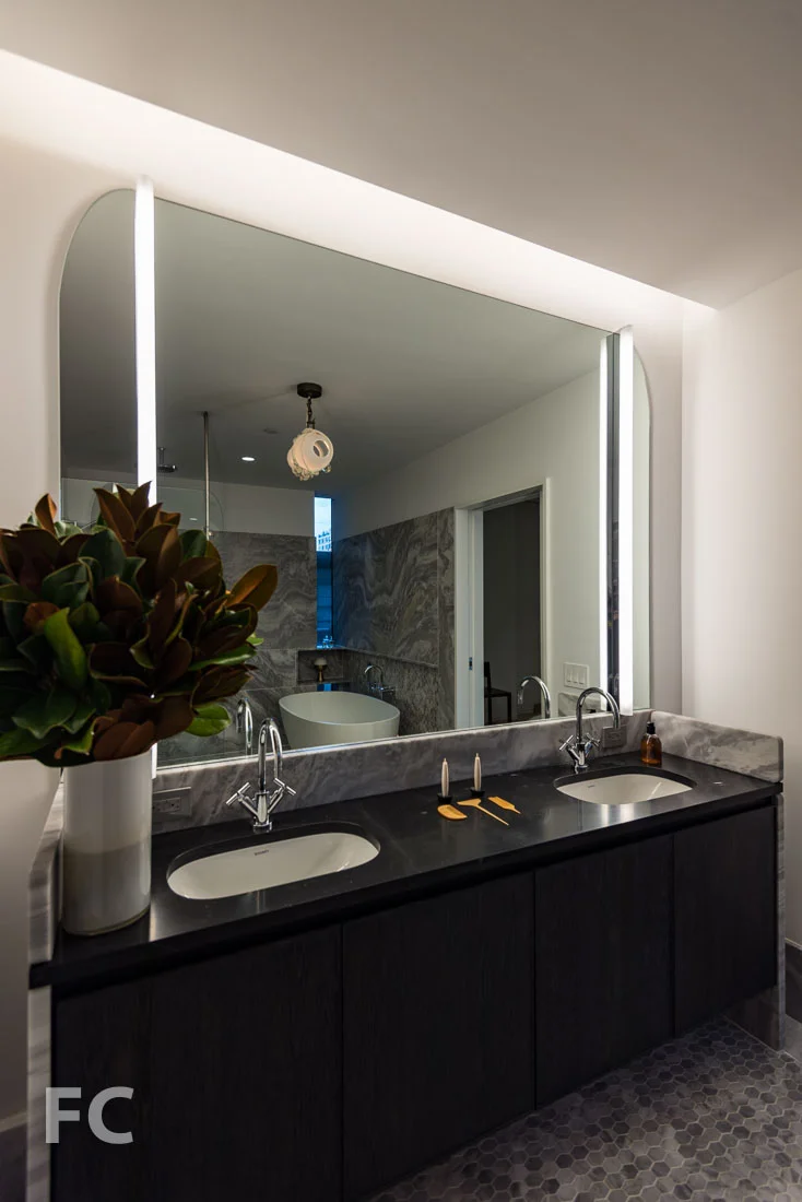 Master bathroom vanity.