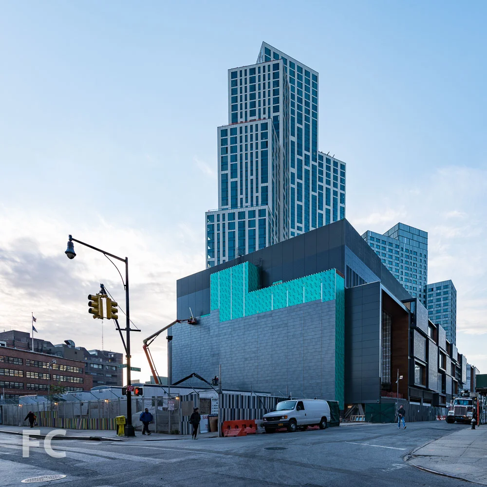 Northwest corner from the intersection of Willoughby Street and Albee Square West.