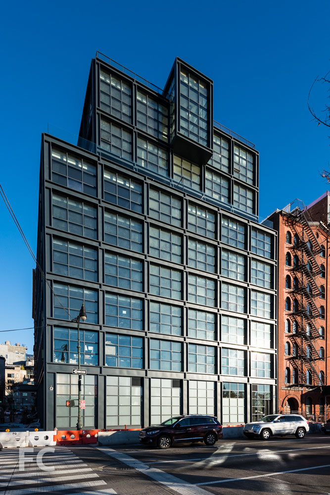 West facade from West Street.