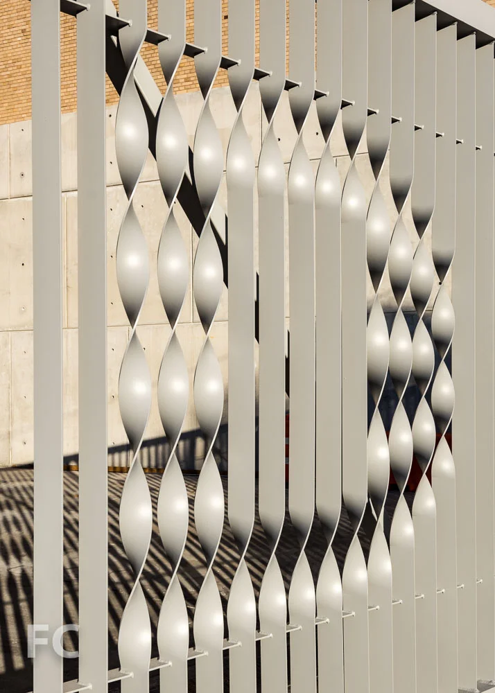 Entry gate detail.
