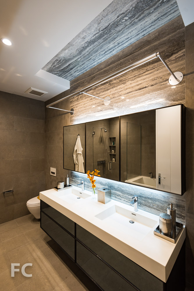 Master bathroom.