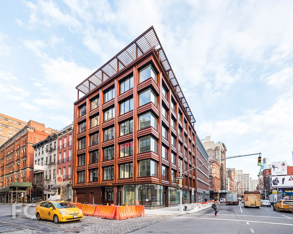 Southeast corner from Lafayette Street.