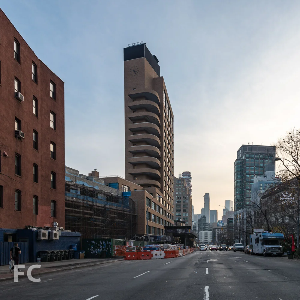 Looking south along the Avenue of the Americas.