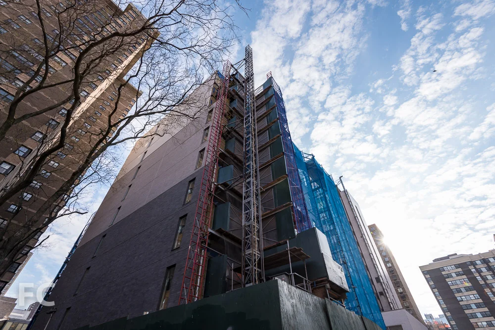 Northwest corner from Mount Carmel Place.