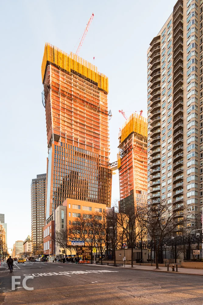Looking north on First Avenue at East 34th Street.
