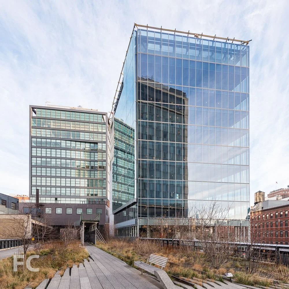 South facade from the High Line.