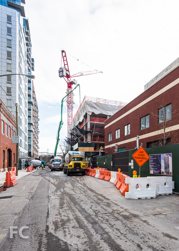 Looking south on Purves Street towards 44-28 Purves Street.