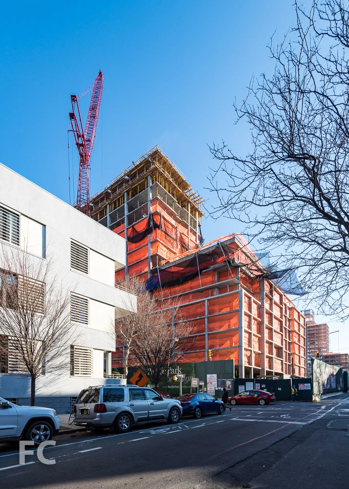 Southwest corner of 535 Carlton from Dean Street.