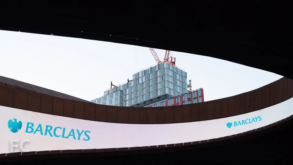 Close-up of the northwest corner of 461 Dean from the Barclays Center.