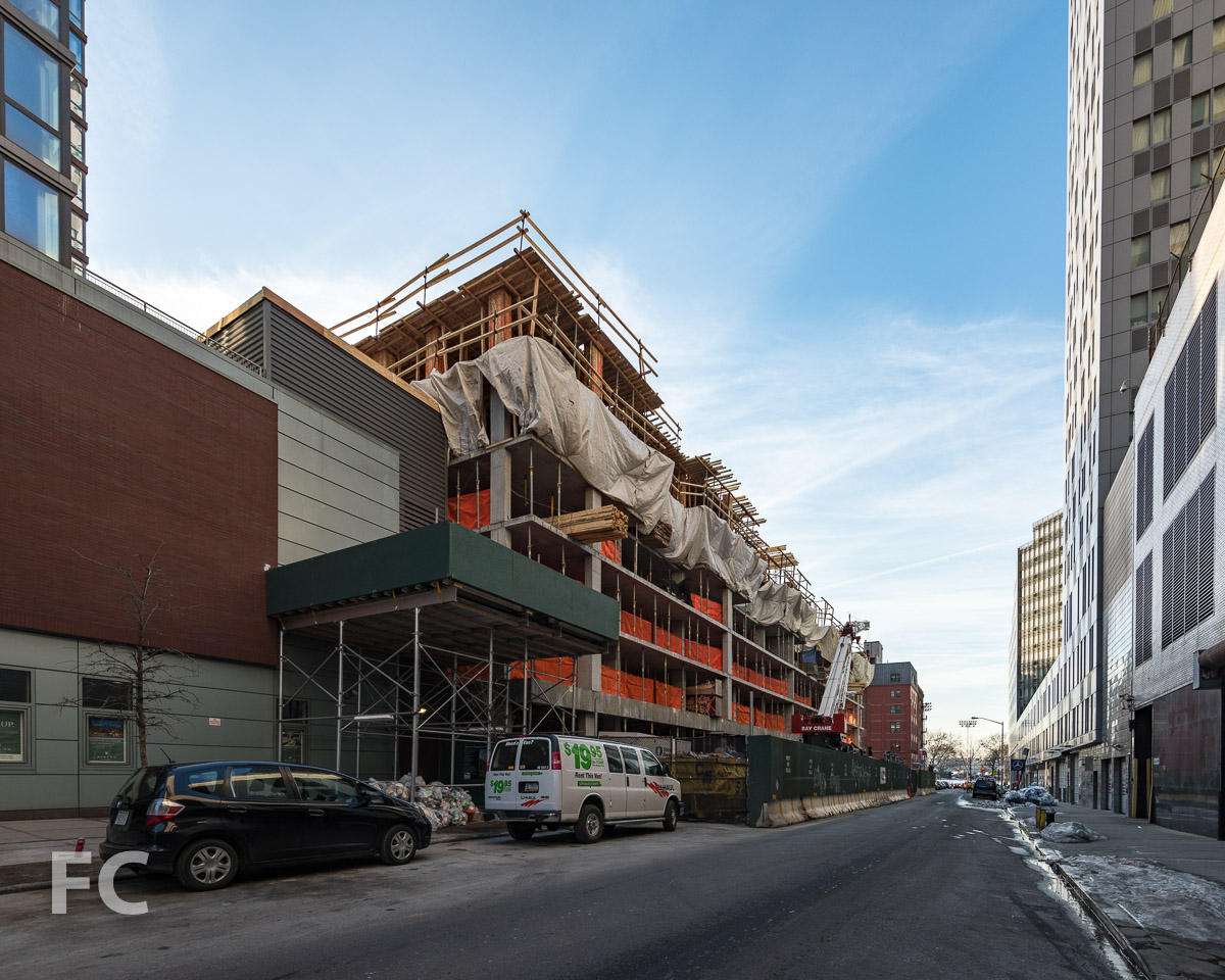 Northeast corner from West 53rd Street.