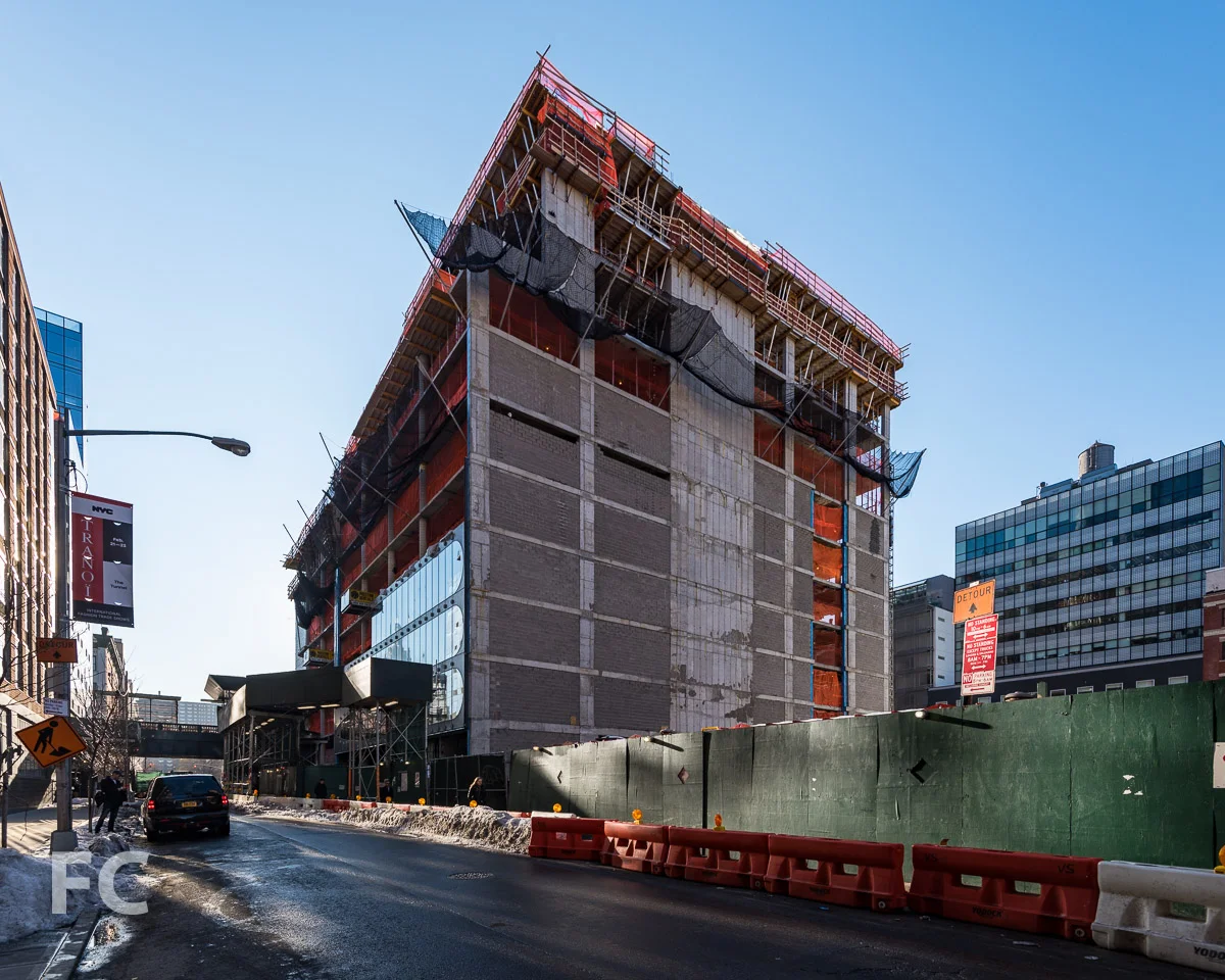 Northwest corner from West 28th Street.
